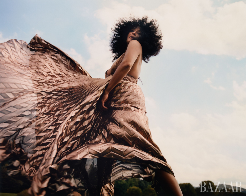 Tracee Ellis Ross as pictured by Harper’s Bazaar. 